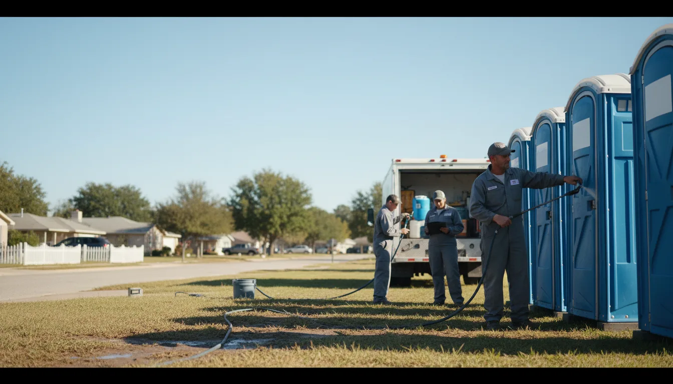Long-Term Portable Toilet Rental in Mcqueeney, TX near me